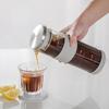800ml Airtight Hand Brew Coffee Maker Cold Brew Pot Glass Coffee Pot Sealed Heat Resistant Cold Brew Coffee Kettle Tea Maker