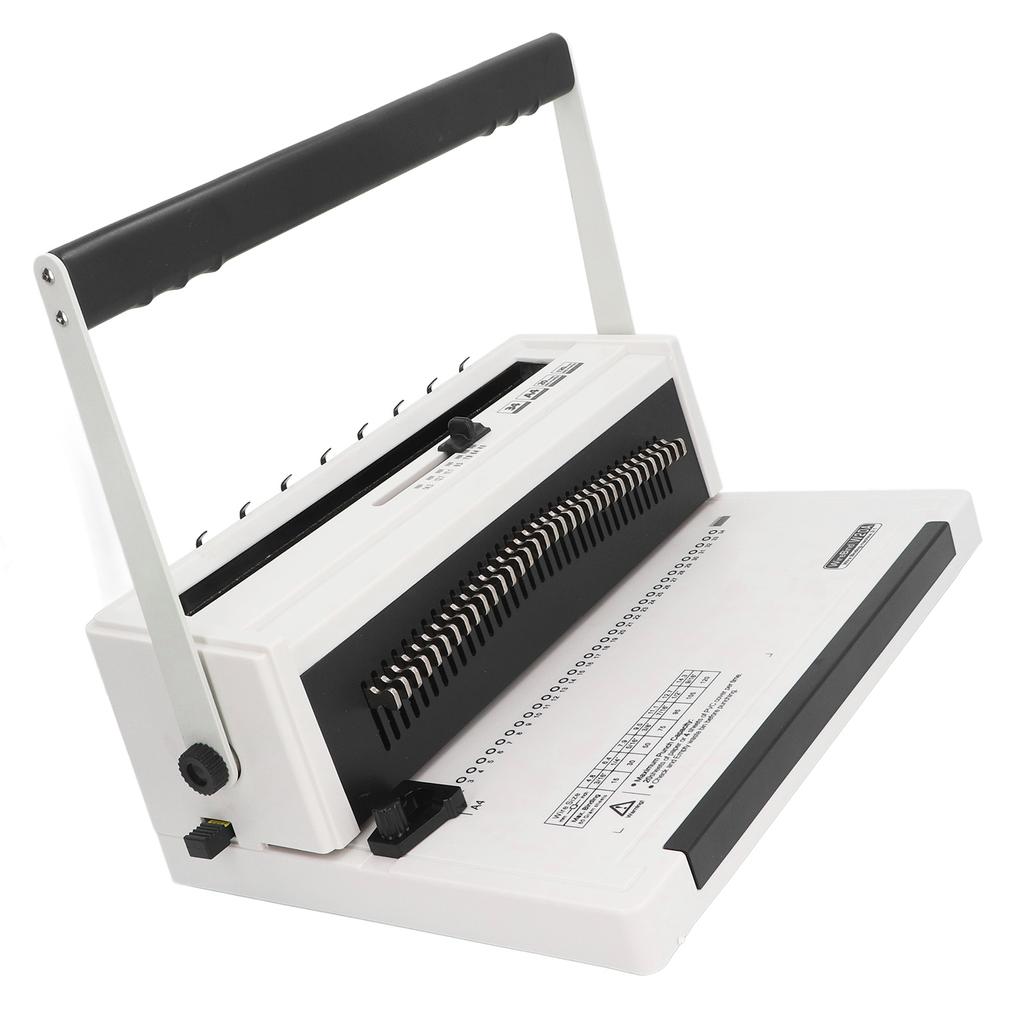 Машина для переплета проволоки с круглым отверстием, двойная проволока, гуманизированная ручка 3:1 машина для переплета с гребенчатым шагом