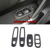 For Renault Kadjar 2015- Car Central Console Part Trim Frame Cover Car Interior Styling Modify Carbon Fiber Color