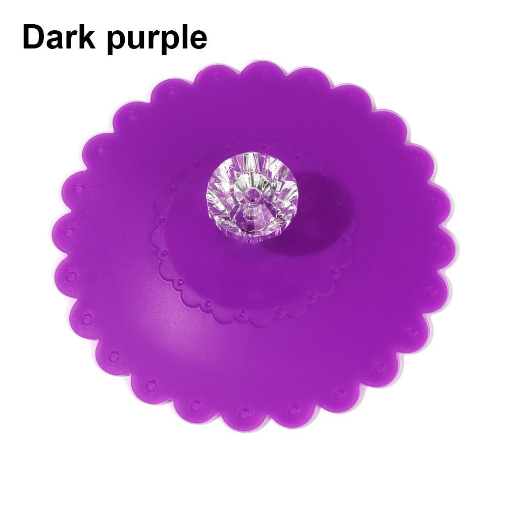 Cute Silicone Reusable Heat Preservation Cup Cover Sealed Cover Anti-dust Suction Lid