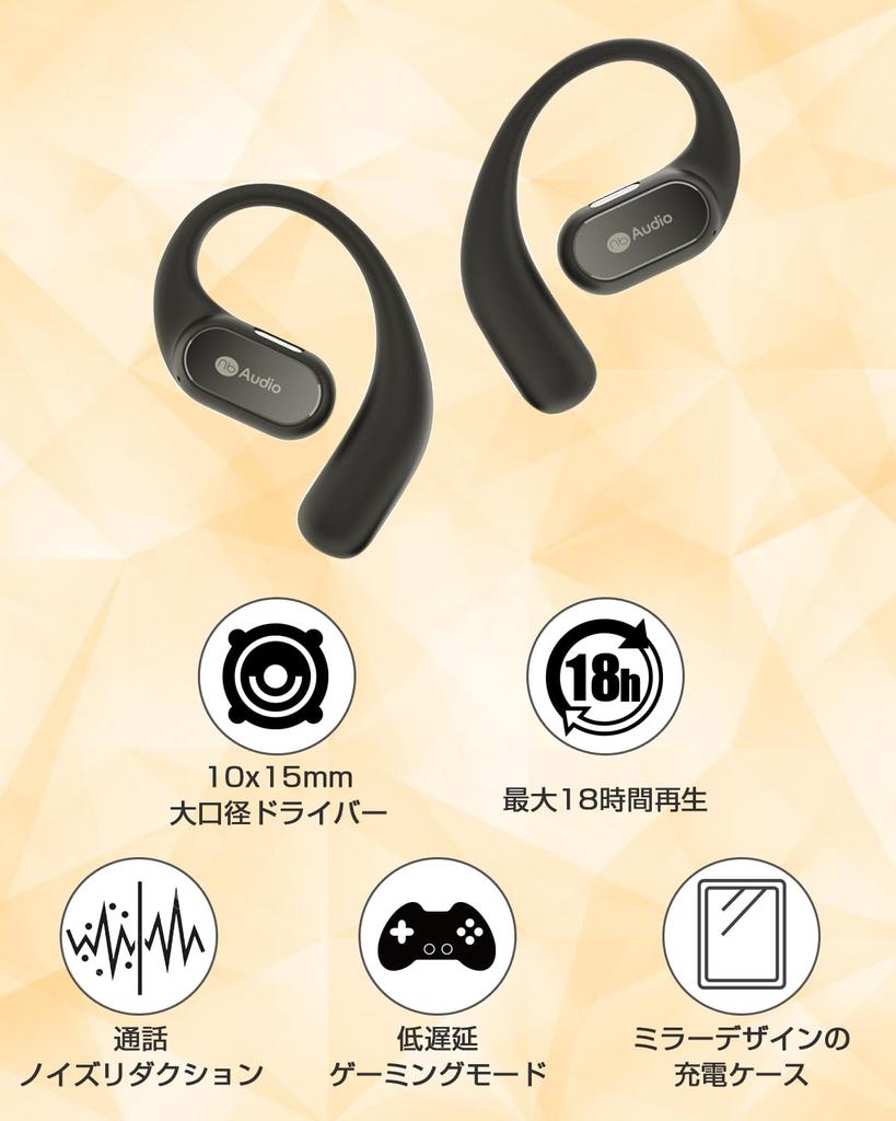 2025 Award Audio Open Ear Type Completely Wireless Earphones That Do Not Block Your Ear Lightweight Low Delay Call IPX4 Up To 18 Hours Playback NV