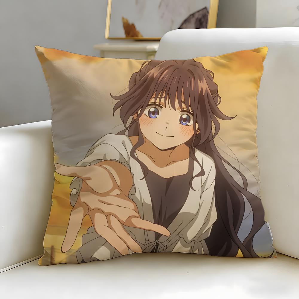 Популярный аниме-персонаж Каоруко Вагури Наволочка Мягкая и Легко стирающаяся – Универсальная для Дивана, Кровати, Путешествий и Офиса