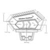 Перезаряжаемая мотоциклетная беспроводная Bluetooth-гарнитура для шлема, наушник, динамик