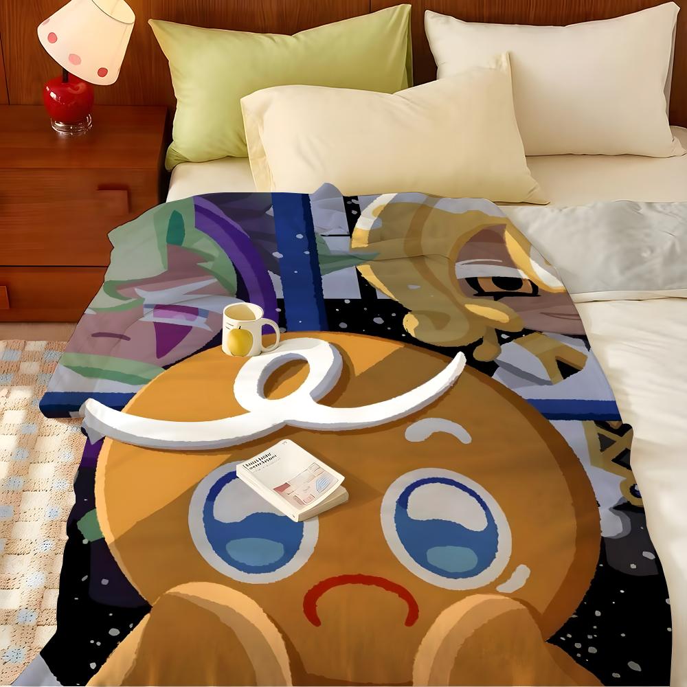 Игровое одеяло C-Cookie R-Run Throw из фланели, легкое, уютное, прочное, моющееся, милое, классное