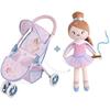 Doll Stroller - DE CUEVAS TOYS - Gala - 56 Cm - Doll Included - Swivel Wheels