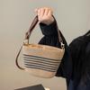 Модная брендовая женская маленькая сумочка Simplicity Straw Fabric Bucket Crossbody сумка через плечо летний пляжный кошелек для женщин на отдыхе