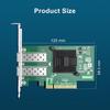 Wanzhaotong Dual-Port 10 Gigabit Fiber Server Network Card (CN version)