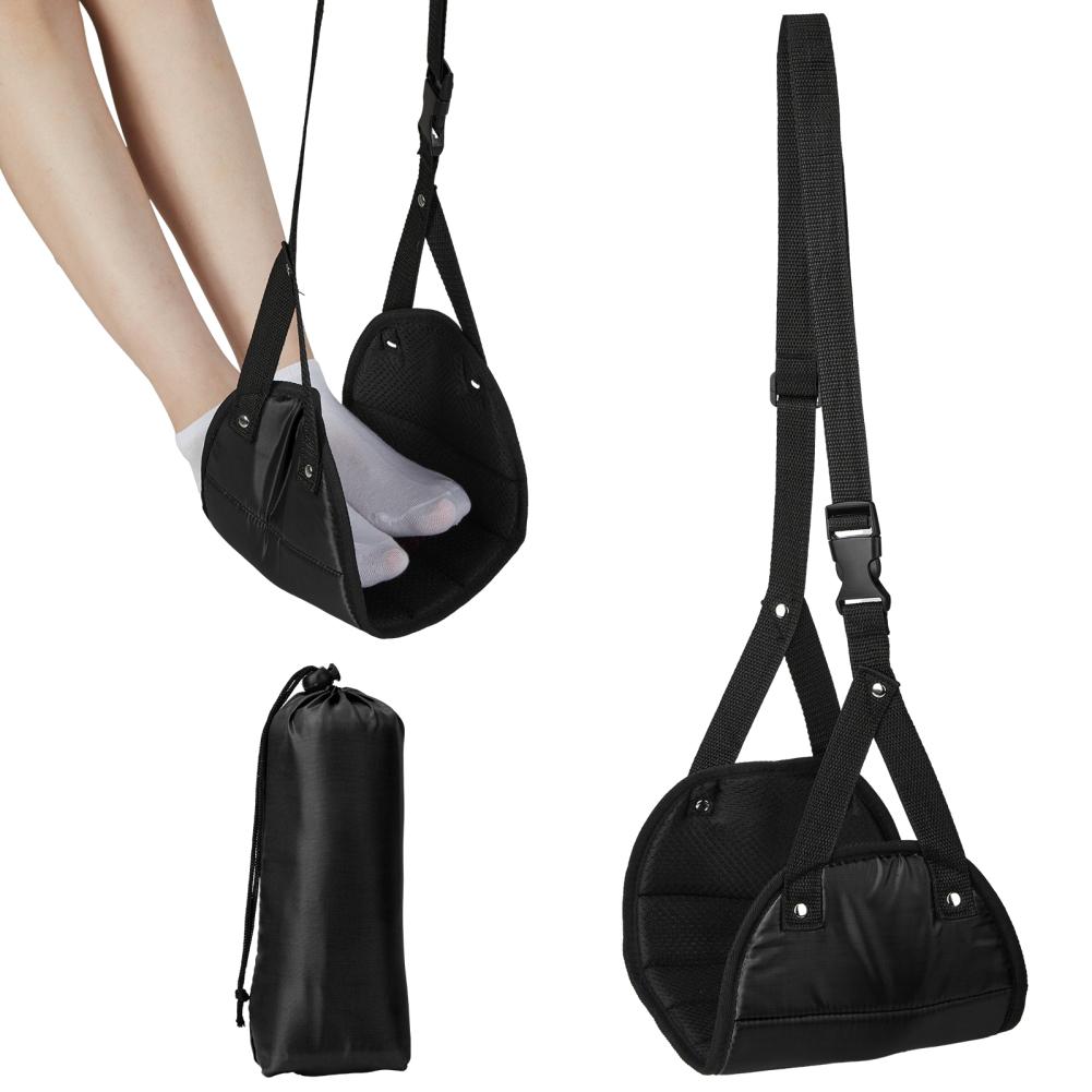 Подставка для ног в самолете, портативный гамак для ног, предметы первой необходимости для длительного полета, офисные подставки для ног, подставка для ног для путешествий, дома