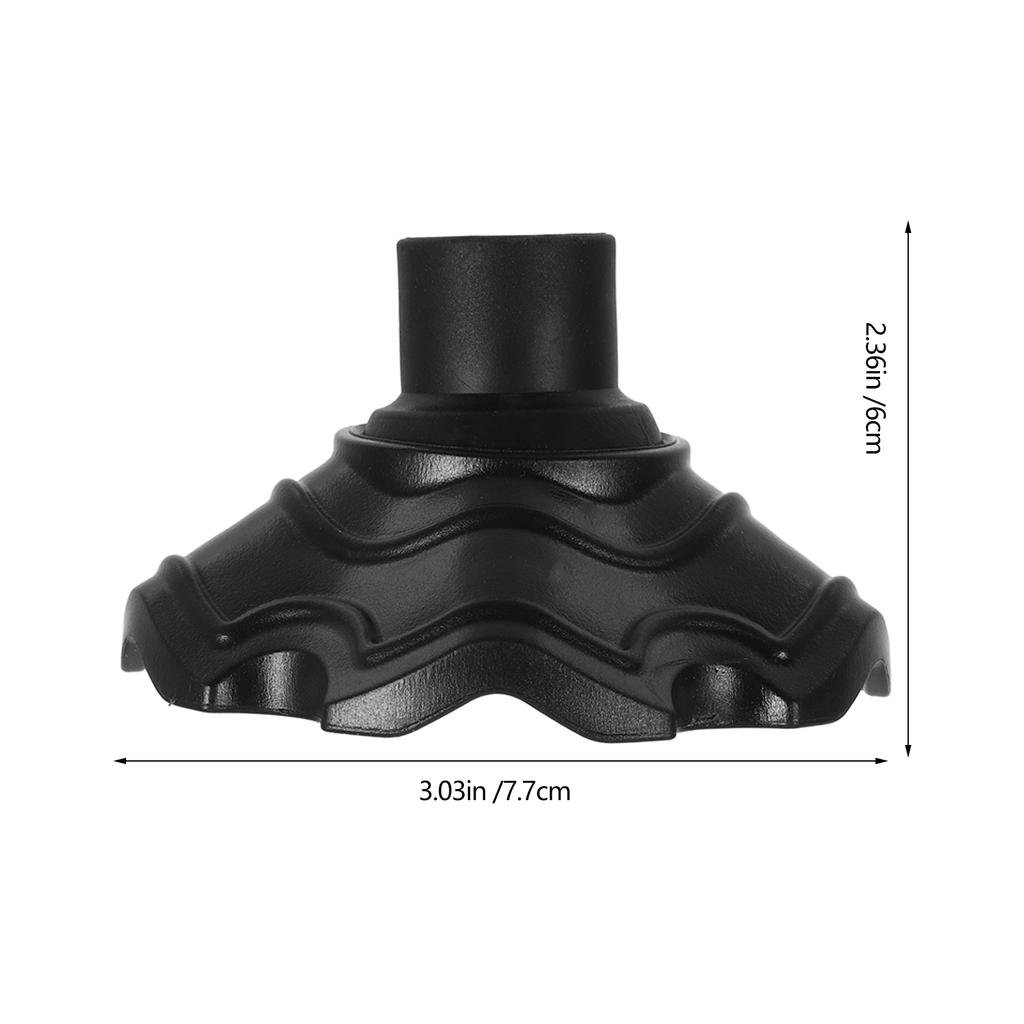 Диаметр трубы 13 мм Противоскользящие ножки для мебели для стульев Ножка для лунного стула Черные нейлоновые протекторы для ножек стола Износостойкие