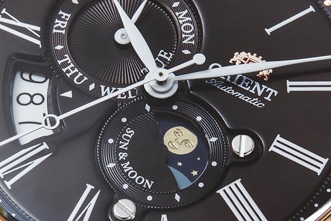 ORIENT Sun and Moon автоматические часы механические автоматические отечественный производитель гарантия классические коричневые [ORIENT] SUN&MOON RN-AK0002Y мужские