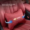AABHJ1 Nappa Leather Car Headrest Neck Pillow Waist Cushioning For Chevrolet Spark Captiva Cruze Malibu Equinox Trax Camaro Blazer