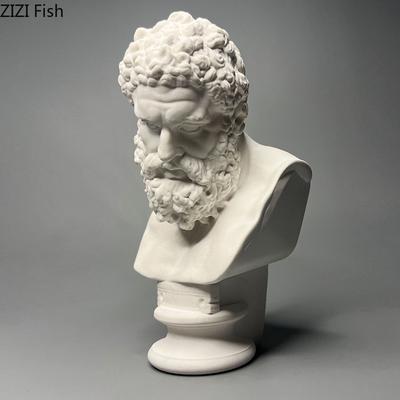 Римская мифология Геракл Гипсовая статуя Настольное украшение Орнаменты Персонажи Скульптура Практика рисования Раскрашивание Обучающий инструмент