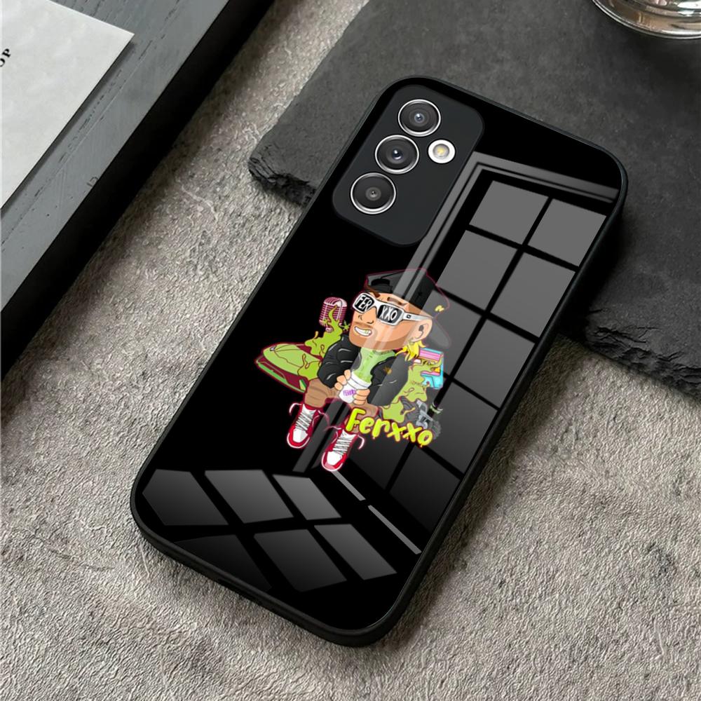 Чехол для телефона Singer F-Feid Ferxxo SIXDO для S24 Ultra Samsung S23 S22 S20 Fe S21 Plus Galaxy A54 A34 A24 A53 M54 Note 20 Стеклянное покрытие