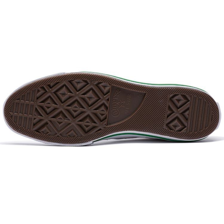 Converse Кеды унисекс One Star Series с круглым носком, на шнуровке, низкие, из парусины, белые, зеленые, черные 161566C