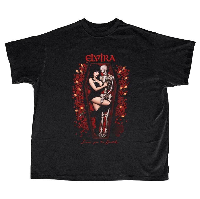 ELVIRA LOVE YOU TO DEATH T-SHIRT unisex classic t-shirt men women S-5XL QT151