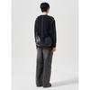8SECONDS Color Block Lettering Knit Black