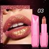 Lipstick Waterproof Long Lasting Moisturizing Golden Shining Non-stick Cup Pearlescent Diamond Lip Tint Red Sexy Lips Makeup
