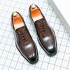 Large Size Men's Four-season Versatile Dress Fashion Business Casual Low-top Leather Shoes Platform Groom Wedding Shoes