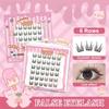 6-Row 3D Faux Mink Lash Natural Look Fake Eyelash Long Lasting False Eyelashes  Personal Care