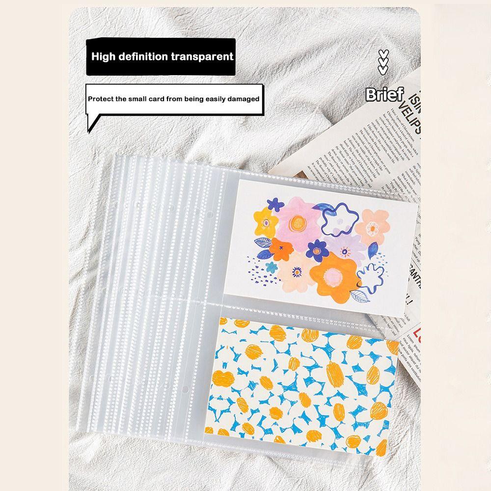 10 шт. PP A4 Kpop фотоальбом с несколькими карманами практичный чехол для карточек фото
