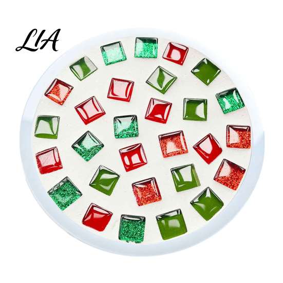 Unique Holiday Table Setting DIY Acrylic Coaster Making Kit, Christmas Theme Decorative Craft,Waterproof Mat Accessories Creative for And Parent-child