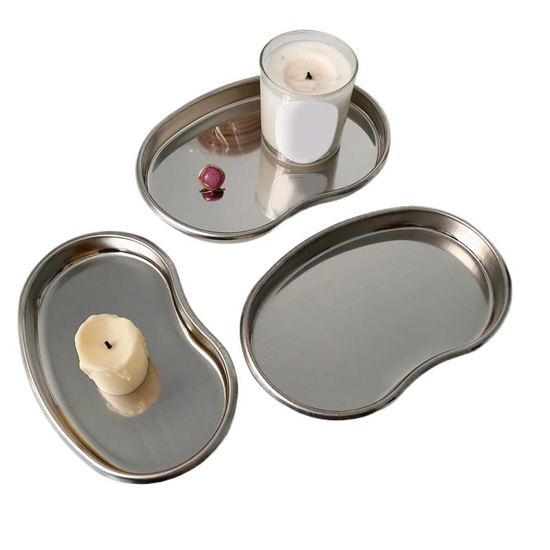 1шт поднос из нержавеющей стали многофункциональный поднос для хранения ювелирных изделий косметический поднос для татуировок нестандартный дизайн SML