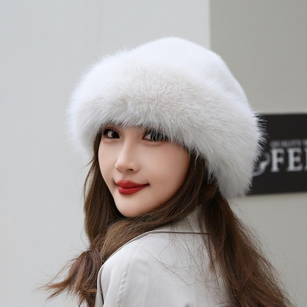 Solid Earmuffs Cap Warm Berets Gifts Winter Hat  Women's