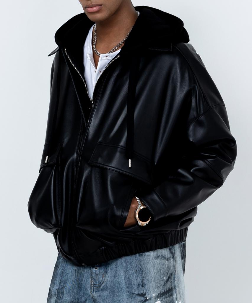 Strike Archive Over Lambskin Blouson (Black)