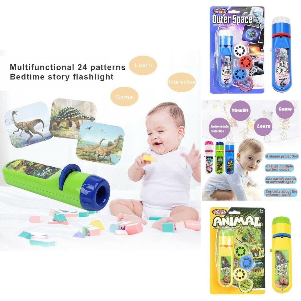 Проектор-фонарик для детей с 24 цветными узорами и темами**