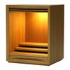 Mini Buddhist Altar Size Body Natural Oak with Ash Height Size 14N "Waltz" (No Doors), 14, Only, Veneer, 42.5cm,