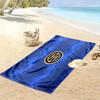 Milan Football Club Print Beach Towel, Large Soft Quick Dry Towel for Beach Camping Swimming