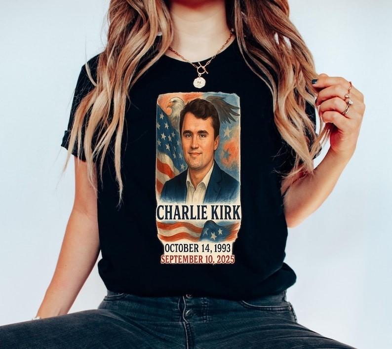 Charlie Kirk Shirt, RIP Charlie Kirk, Charlie Kirk Memorial T-Shirt