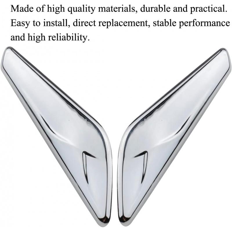 Хромированная накладка на переднее крыло Правая Левая сторона Подходит для X3 F25 X4 F26 2013-2017 Заменяет 51117338570 51117338569