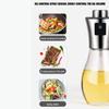 2 шт., распылитель для масла для барбекю из нержавеющей стали, бытовой дозатор для оливкового масла, кухонная бутылка для пищевого масла, стеклянный горшок для контроля масла, уменьшающий жирность