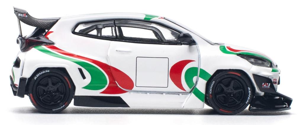 POP RACE PANDEM GR YARIS RALLY LIVERY Готовый продукт 1/64 -