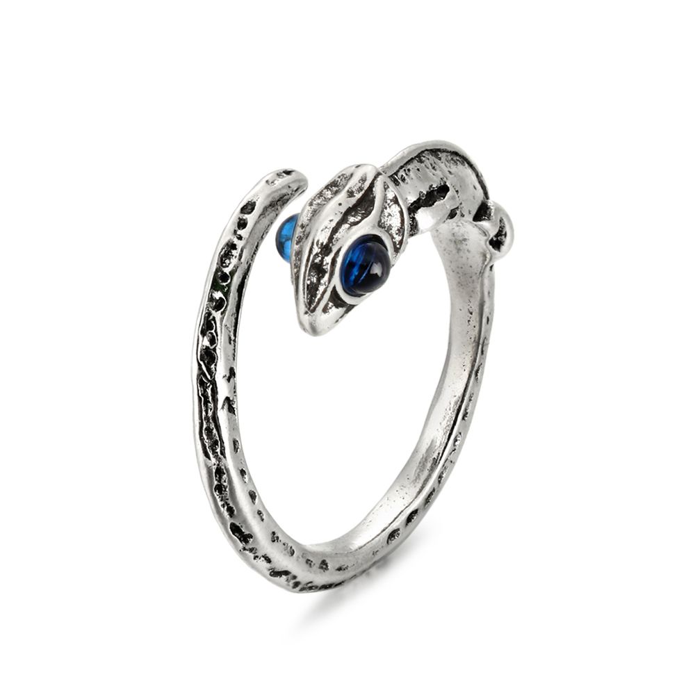 New Lady Men Gifts Personality Ring Lizard Chameleon Ring Jewelry