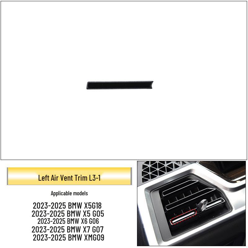 Комплект для ремонта воздуховодов BMW X5/X6/X7: Вал ручки регулировки и рамка панели