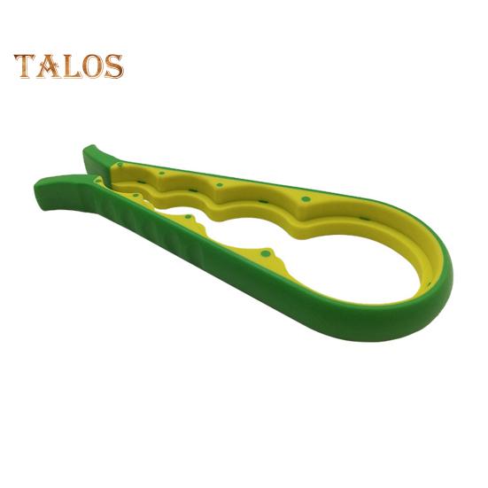 Открывалка для бутылок, колпачок-твистер, открывалка для банок «четыре в одном», противоскользящая ручка, легко откручивающиеся крышки, многоцветный кухонный гаджет