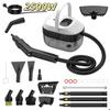 High Pressure Steam Cleaner 2500W, Steam Cleaner 3 Levels 10s 105°C 1600ml Cordless 17 Accessories Home Car Tile