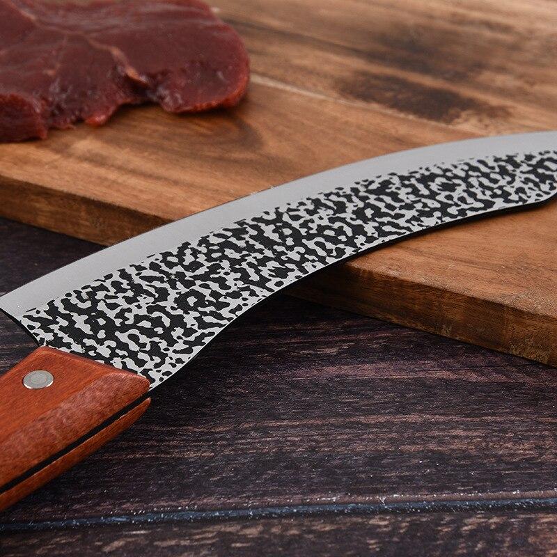 7-дюймовый кухонный нож из нержавеющей стали для нарезки, нож шеф-повара, обвалочный мясник, кухонные ножи, нож для мяса