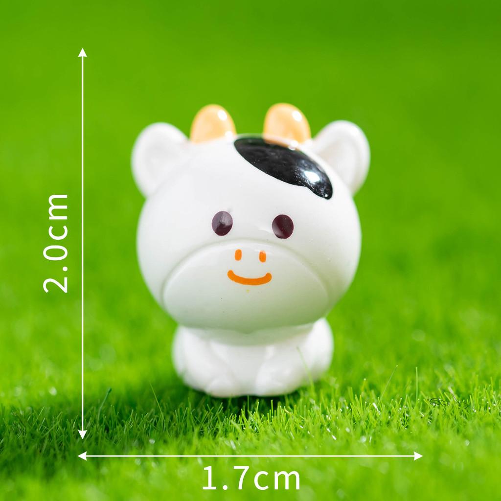 Resin Animal Zodiac Ornament With Cartoon Snake Rabbit Tiger For Decor Desk