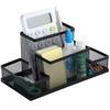 Organiser Office Desk Top Black Mesh Pen Holder Storage Box File Storage Rack Metal Pen Holder