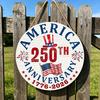 Деревянная табличка на дверь к 250-летию США 1776-2026 250 Лет Свободы Патриотическая подвесная табличка для 4 июля Дня Независимости Входная дверь Крыльцо дома