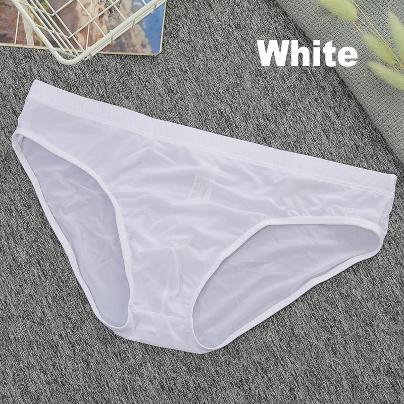 Сексуальные трусы-боксеры из ледяного шелка, шелковистое мужское нижнее белье, однотонное M-4XL, быстросохнущее, 10 цветов