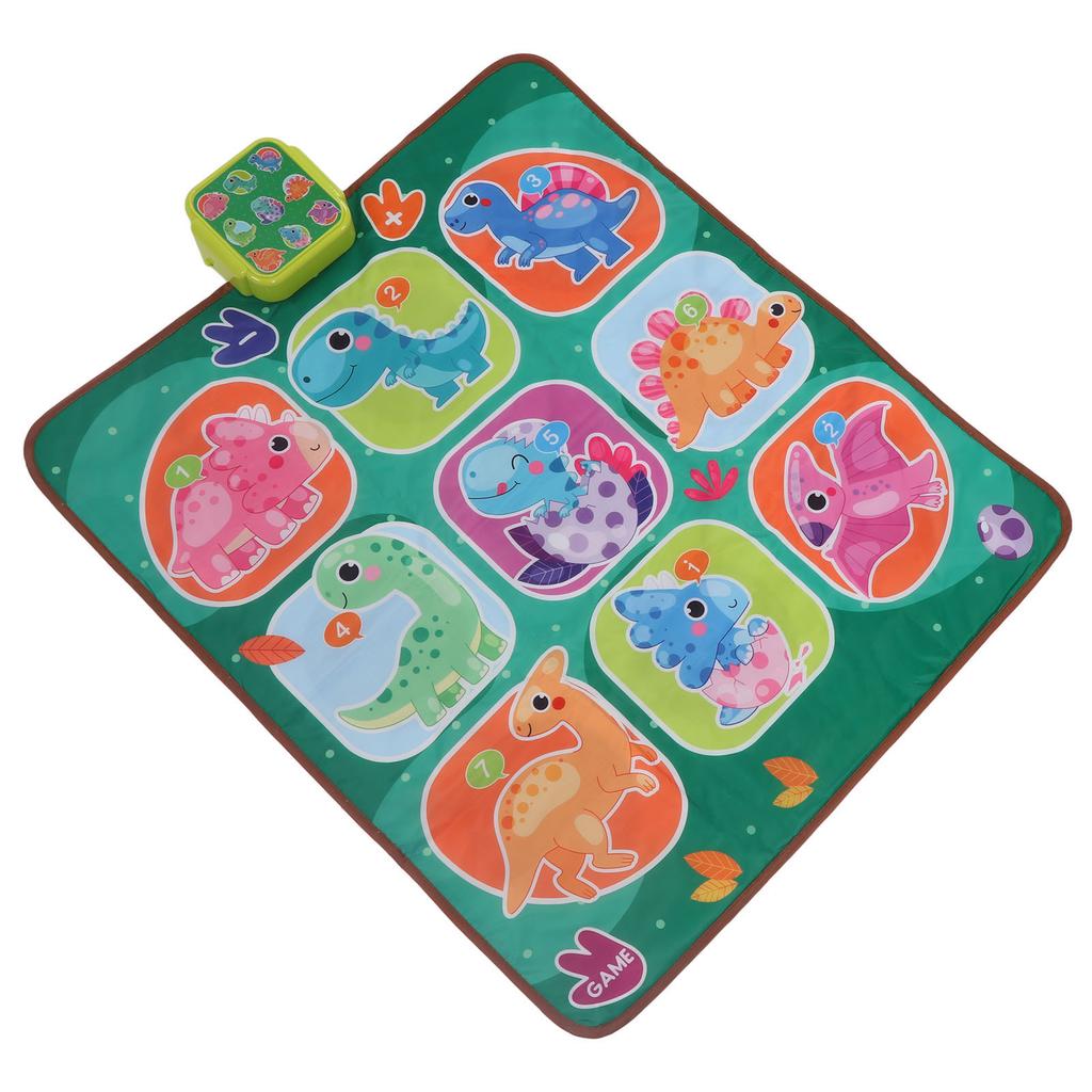 Musical Dance Pad Lighting Adjustable Educational Portable Electronic Dance Mat for Kids Adults
