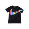 Спортивная футболка Big Swoosh Черный фон Крючок Короткий рукав Мужская Мужская CI9348-010