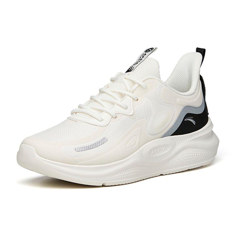 Anta Кроссовки Lingyun 2 универсальные нескользящие износостойкие дышащие низкие мужские кроссовки белые черные 112145541R-6