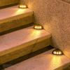 4PCS Solar Step Lamp Outdoor Home Garden Staircase Patio Lights Steps Walkway Lights Solar Lamp Outdoor LED Decorative Lights