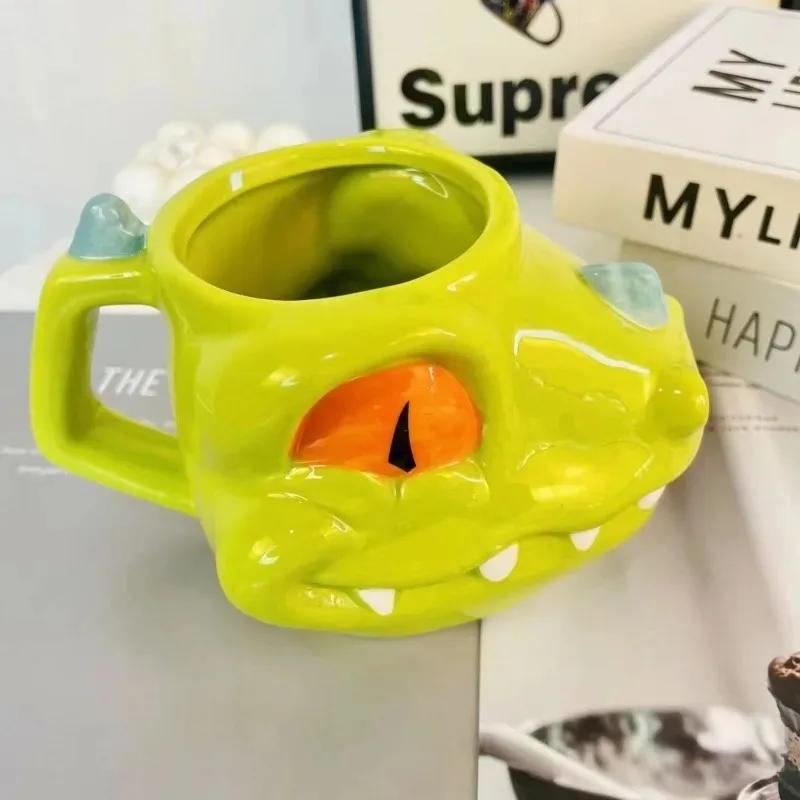 3D расписанные вручную аниме креативные офисные детские кружки для воды кружки мультфильм аниме динозавр кружка керамическая кружка с животными