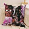 La Ffeves Singer Cool Cushion Cover Silky Short Plush Invisible Zipper Dustproof Sofa Pillow Case For Home Decor